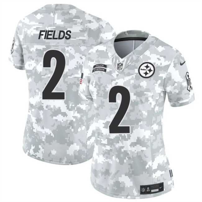 Women's Pittsburgh Steelers #2 Justin Fields 2024 F.U.S.E Arctic Camo Salute To Service Limited Stitched Jersey Dzhi,We sell and wholesale Women's Pittsburgh Steelers #2 Justin Fields 2024 F.U.S.E Arctic Camo Salute To Service Limited Stitched Jersey Dzhi on line form chian!